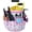 Pink Flower, variant on Bucket Tool Organizer Caddy – Fits 3.5-5 Gallon Buckets, for Garden Tools, Tool Holder