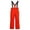 Orange, variant on XIMIN Snow Overalls for Girls Kids Winter Outdoor Insulated Fleece Overalls Warm Slim Windproof Waterproof Spaghetti Straps Down Bibs Jumpsuit Straight Leg Trousers