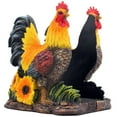 thumbnail image 3 of Proud Rooster Napkin Holder with Sunflower Accents for Rustic Farm Table Centerpiece or Country Kitchen Decor by Home 'n Gifts, 3 of 4