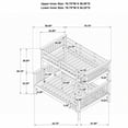 thumbnail image 4 of Full Size wood bed frame with slatted headboard and footboard, white for bedroom use., 4 of 5