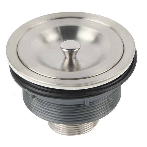 Sink Drain, Sewer Accessories Double Rubber Mat Sink Drain Plug, For