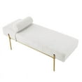 thumbnail image 3 of Posh Living Destiney Sherpa Bench Cream White, 3 of 7