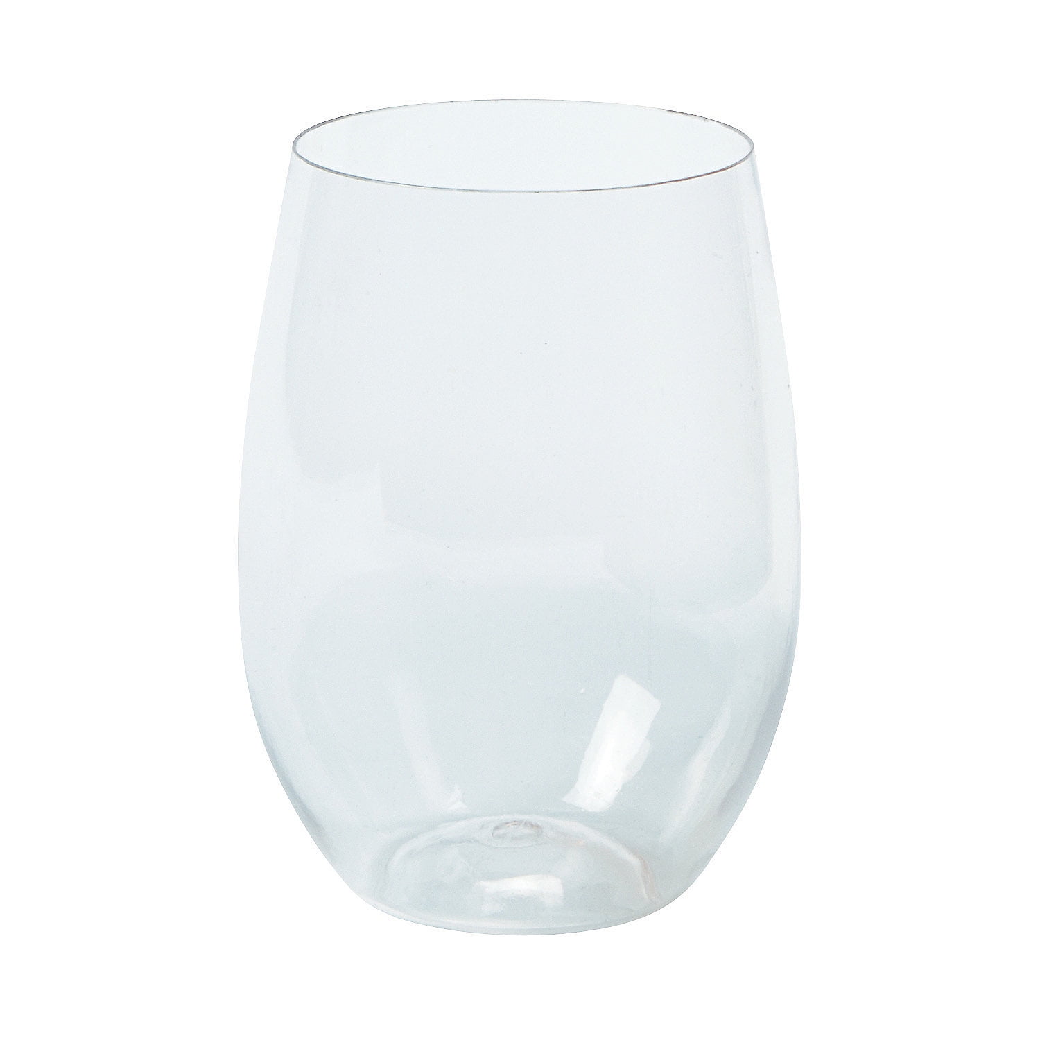 Set of 10 Clear Flexible and 16oz for sale online Plastic Stemless Wine Glasses by En SOIREE 