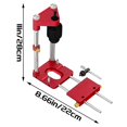 thumbnail image 2 of EIMELI Perceuse à Bois en Alliage d'Acier Guide de Perceuse Auto-ligne Réglable Perceuse de Précision Gabarit de Perceuse Mini Banc Presse Machine Charpentier Trou de Perceuse, 2 of 10
