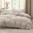 thumbnail image 1 of Funda de edredón tamaño king, ropa de cama extrasuave, prelavada, 1 of 6