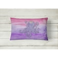 thumbnail image 2 of Carolines Treasures BB7424PW1216 Octopus Watercolor Canvas Fabric Decorative Pillow  12H x16W multicolor, 2 of 3