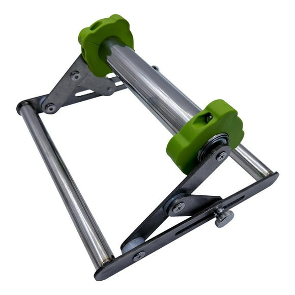 Foldable Adjustable Cutting Machine Support Frame, Heavy Duty Stainless Steel & Rubber Saw Stand for Table Saws, Miter Saws, Power Tools - Height 45-130mm