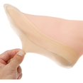 thumbnail image 3 of 6 Pairs Nude Women's No Show Socks, Nylon Ultra Low Cut Non-Slip Thin Liner Socks, Invisible Socks for Flats, 3 of 6