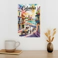thumbnail image 3 of Nostalgic Vintage City Travel Poster of Cartagena Featuring Cobblestone Streets And Art Style Canvas Poster, 3 of 8