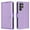 Purple, variant on for Samsung Galaxy S25 Ultra Wallet Case, with [RFID Blocking] Card Slots Strong Magnetic PU Leather Flip Fold Protective Adjustable Kickstand Phone Case for Samsung Galaxy S25 Ultra - Black