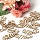 thumbnail image 4 of Bearachild Paquete de 60 letras de Me Too, accesorios de escena, estilo de escritura a mano de madera, exquisito colgante, decoración de Decoración del hogar, 4 of 6