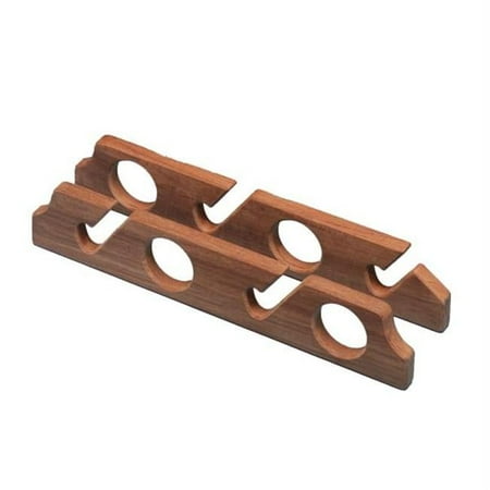 Teak Four-Rod Storage Rack - Pair