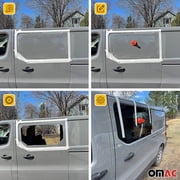 Window Glass for Mercedes Sprinter 2010-2018 Mid Left Side L3 L4 Black