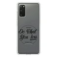 thumbnail image 1 of DistinctInk Clear Shockproof Hybrid Case for Galaxy S20 PLUS / 5G (6.7" Screen) - TPU Bumper Acrylic Back Tempered Glass Screen Protector - Always Do What You Love - Nurse Life Black, 1 of 2