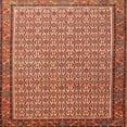 thumbnail image 1 of Ahgly Company Machine Washable Indoor Square Traditional Sandy Brown Area Rugs, 6' Square, 1 of 7