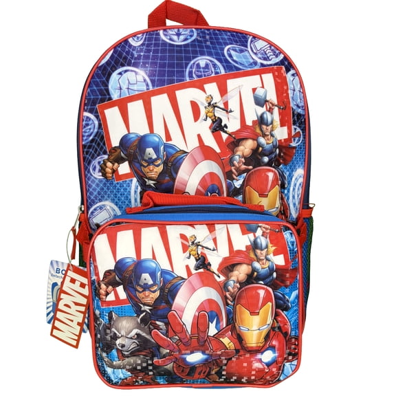 Disney Avengers 16" Backpack with Lunch Bag