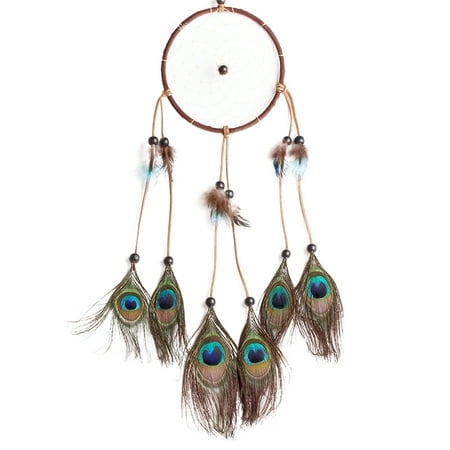 Dream Catcher Handmade Peacock Feather Wall Hanging Ornaments Home Bedroom Wall Car Decoration for Home Decor for Women Kids - Walmart.com