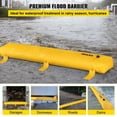 thumbnail image 3 of Reusable PVC Flood Barrier, 12 Feet Length x 12 Inches Height, Water Barrier for Flooding, Sandbag Alternative for Home, Door, Garage Protection, 3 of 11