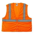 thumbnail image 2 of Ergodyne 8205Z L/XL Orange Type R Class 2 Super Mesh Vest, 2 of 3