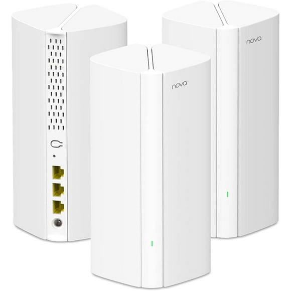 Sistema Mesh WiFi 6 Tenda Nova Blanco AX3000 para 160 Dispositivos 3-Pack multicolor