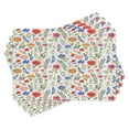 thumbnail image 1 of Ambesonne Shabby Flora Place Mats Set of 4, Soft Colored Floret, Standard Size, Multicolor, 1 of 6