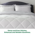 thumbnail image 5 of U by Bedsure White Queen Comforter Set - 7 Pieces Reversible White Bed Set , Bedding Set White with Comforters, Sheets, Pillowcases & Shams, White, Queen, 5 of 7