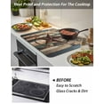 thumbnail image 4 of Stove Top Covers for Electric Stove 36x21 Inches, Western Texas Stars Heat Insulation Fireproof Glass Cooktop Protector, Farmhouse Vintage Wooden Plank Countertop Stovetop Cover for Kitchen, 4 of 8