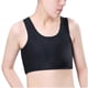 thumbnail image 1 of Moda compresión pecho carpeta mujeres sin mangas chaleco sólido corto camisetas sin mangas, 1 of 3
