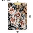 thumbnail image 3 of FMSHPON Jungle Zebra Leopard Rose Flower Floral Clipboard Hardboard Wood Nursing Clip Board and Pull for Standard A4 Letter 13x9 inches, 3 of 8