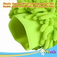 thumbnail image 3 of Microfiber Cleaning Wash Towel Mitten For Car Auto Detailing Waxing Large Green, 3 of 6