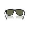 thumbnail image 5 of Ray-Ban Boyfriend Two Sunglasses with Polished Black Frames and Green Polarized Lenses, Size 60, 5 of 9