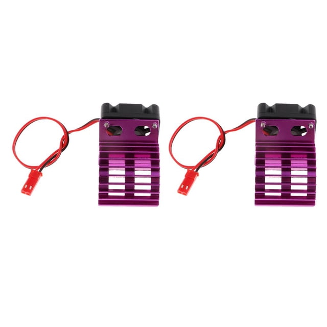 Disipador Universal de Motor de 24-28 mm con Ventilador de Enfriamiento de 40 mm, Accesorio de Actualización Púrpura Baoblaze Adaptador del disipador de calor de las piezas del motor