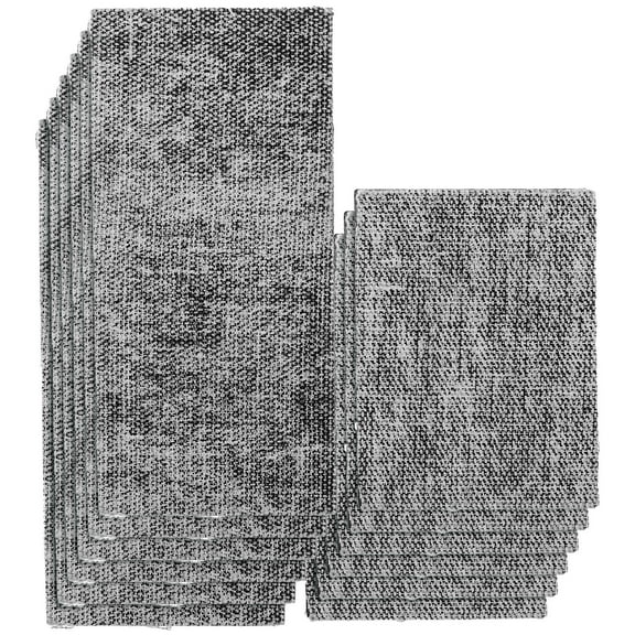 GAXIRE 12-Piece Grey Billiards Accessories Set for Pool Table Games and Cue Maintenance