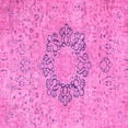 thumbnail image 1 of Ahgly Company Indoor Square Abstract Pink Modern Area Rugs, 7' Square, 1 of 4