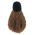 thumbnail image 1 of Gorro de punto con capucha de moda para mujer, con pelo largo y rizado, en varios colores, para uso diario, 1 of 8