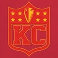 thumbnail image 3 of Kansas Shield Men's V-Neck T-shirt Champions Game Day Fantasy Football K.C. Fan, 3 of 7