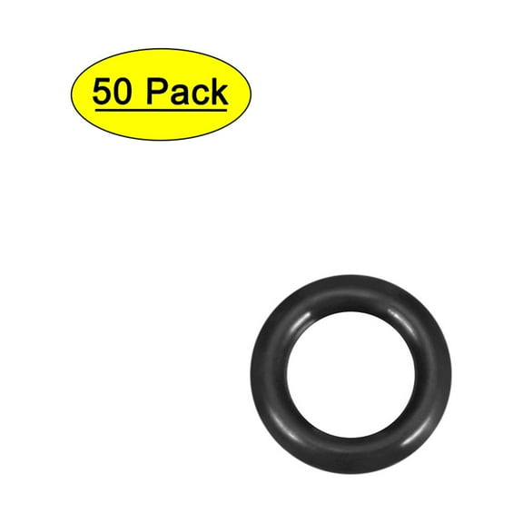O-Rings Nitrile Rubber 5.5mm x 8.5mm x 1.5mm Seal Rings Sealing Gasket 50pcs