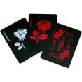 thumbnail image 5 of Waterproof Playing Cards with Unique Pattern & Flower Backing - Cool Black PVC Flexible Classic Magic Poker Tricks Tool, 5 of 5
