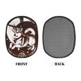 thumbnail image 2 of Pofeuu Vintage Husky Dog Print Silicone Pot Mat Mitten With Hanging Loop Heat Resistant Oven Mitts Non-Slip Bbq Baking Smoking Potholders, 2 of 7