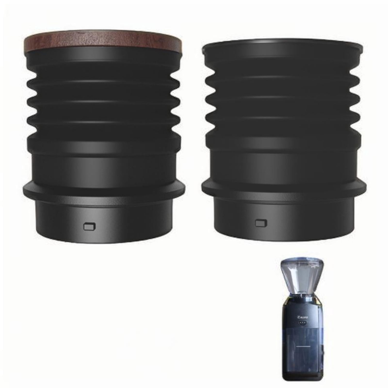 Single Dose Hopper with Bellows Lid Compatible with Baratza Encore Virtuoso Coffee Grinder