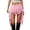 Pink, variant on MDUKONU Women's Y2K Mini Skirt Ruffle Lace Mesh Flowy Asymmetrical Skort Size: S Beige