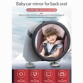 thumbnail image 3 of Espejo de coche de bebé Espejo de asiento de coche de seguridad para mirar hacia atrás, 3 of 8