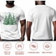 thumbnail image 5 of Camisetas gráficas informales de manga corta con árbol de Navidad verde para hombre, 5 of 8