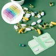 thumbnail image 4 of Pill Organizer 2 Times A Day Large Weekly Pill Box Daily Pill Case Medicine Box, 4 of 9