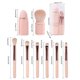 thumbnail image 3 of Retractable Makeup Brush Set Facial Cosmetic Brush Set Portable Beauty Tool Includes Eye Shadow Concealer Blush Brush for Travel and Work, 3 of 4