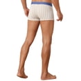 thumbnail image 3 of INSPIRE CHIC Men's Striped Stretch Waistband Comfortable Mid-Waisted Boxer Underwear 32 Light Gray, 3 of 5