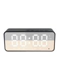 thumbnail image 2 of altavoz bluetooth inalámbrico pequeño mini reloj despertador cañón portátil mini transmisión de voz la tarjeta instert sistema de audio vehicular negro oso de fresa Electrónica, 2 of 3