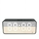 thumbnail image 4 of Reloj despertador digital con pantalla LED espejada altavoz Bluetooth 5.0 JM Audio, 4 of 4