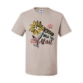 thumbnail image 2 of Wild Bobby Worship While You Wait Sunflower Pink and Yellow Inspirational/Christian Men Tee, Sandstone, 4X-Large, 2 of 6