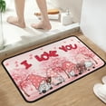 thumbnail image 5 of Bath Mats For Tub, Hwkond Valentines Day Door Mat Valentines Welcome Mats Outdoor For Front Door Non Slip Doormat Indoor Entryway Floor Rug,multicolor,15.74x23.6in, 5 of 7